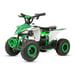 MiniQuad eléctrico Tiger 1000W Verde, 3 velocidades, autonomía 30-40 km, doble suspensión, seguridad infantil