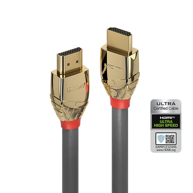 Lindy Câble HDMI Ultra High Speed Gold Line, 5m - Neuf