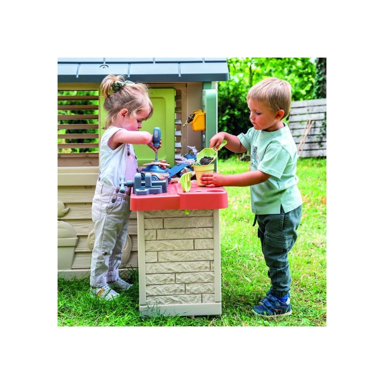 Atelier de bricolage pour cabane SMOBY Life 39 accessoires traité anti UV - vue 5
