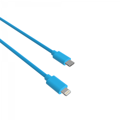 Câble USB-C vers Lightning 3A - 1,5 mètres - Collection POP - Bleu