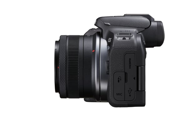 Canon EOS R10 + RF-S 18-45mm F4.5-6.3 IS STM MILC 24,2 MP CMOS 6000 x 4000 Pixeles Negro