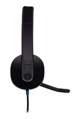 Logitech H540 USB Computer Headset Avec un son haute définition et des commandes sur l'oreillette