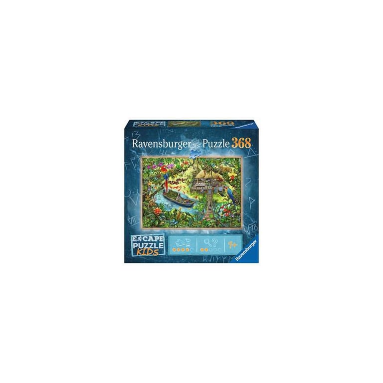Escape puzzle Kids 368 pièces : Un safari dans la jungle Ravensburger France - vue 2