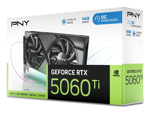 PNY GeForce RTX 5060 Ti OC NVIDIA 16 Go GDDR7