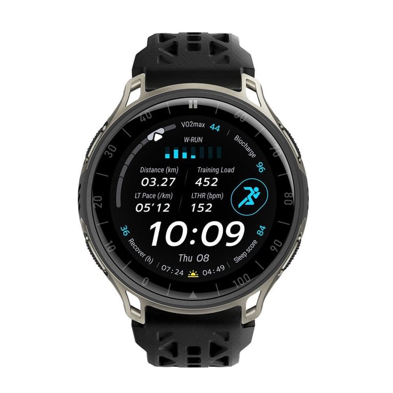 Montre connectée Amazfit Cheetah 2 Pro GPS NFC 48 mm AMOLED tactile saphir Noir - Neuf