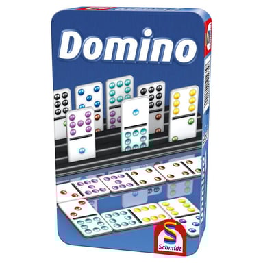 Gioco del domino da viaggio in scatola di metallo - 15 varianti incluse