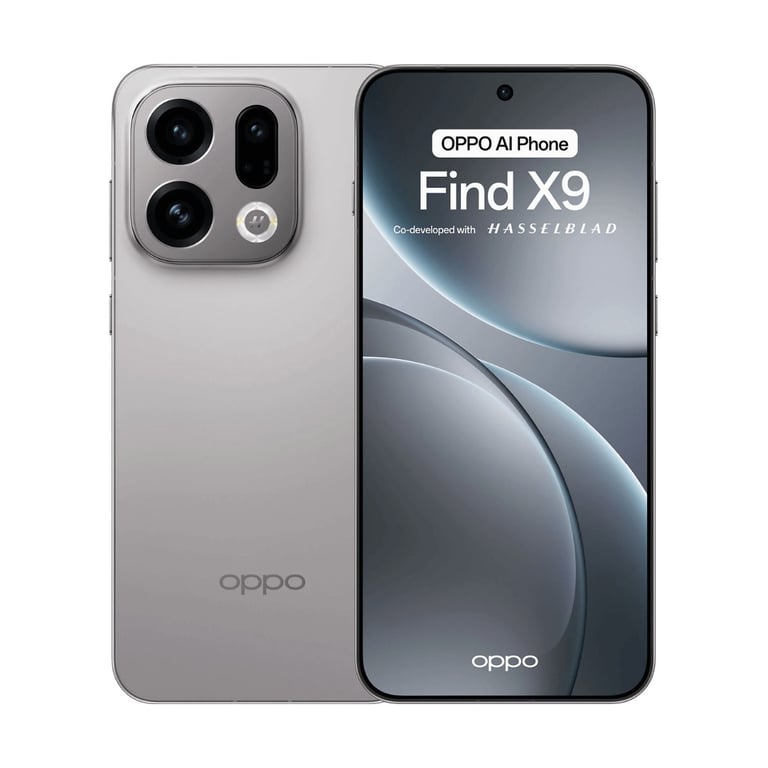 Find X9 (5G) 16 Go 512 Go, Gris - Neuf