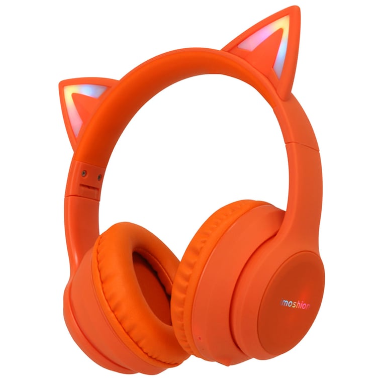imoshion Casque sans fil pour enfants LED Cat Ear Limiteur de décibels Avec câble AUX Neuf - vue 6