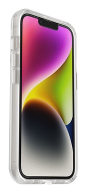 OtterBox Pack Protección para iPhone 14 Plus; Funda Symmetry Clear Testada 3x con los estándares Militares anticaídas y Alpha Glass Protector Pantalla 3x Tecnología Antiarañazos, Clear