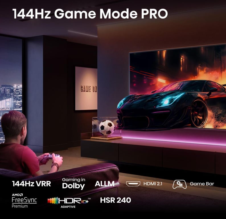 Hisense 98E7Q 2,49 m (98 ) 4K Ultra HD Smart TV Wifi Noir - Neuf
