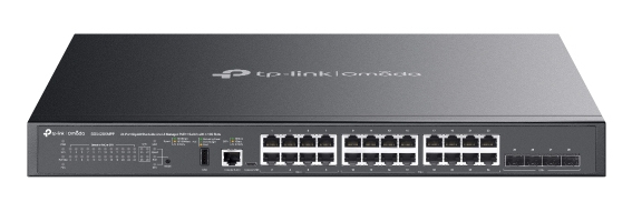 TP Link SG5428XMPP commutateur réseau Géré L3 Gigabit Ethernet 101001000 Connexion Ethernet supportant 'alimentation via ce port PoE Neuf