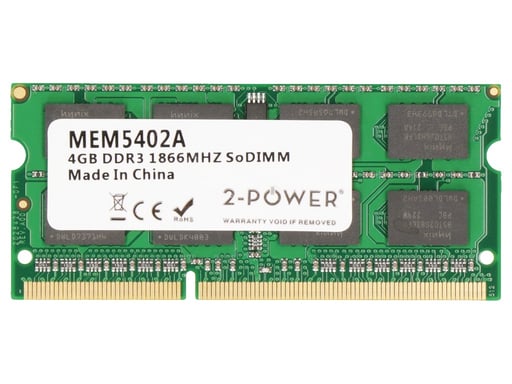 2-Power MEM5402A módulo de memoria 4 GB 1 x 4 GB DDR3L