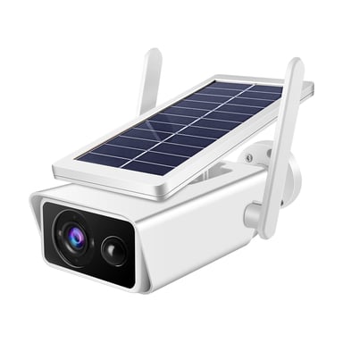Caméra de Surveillance Exterieur IP 1080p Solaire Vision Nocturne Mouvement WiFi YONIS
