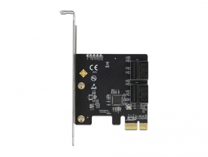 Carte Contrôleur PCI Express DeLock 4 Ports SATA 6 Gbps – Profil Bas - vue 4