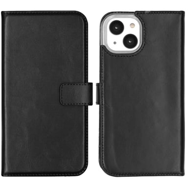 Selencia SH00050536 coque de protection pour téléphones portables 15,5 cm (6.1'') Folio porte carte Noir Apple iPhone 14