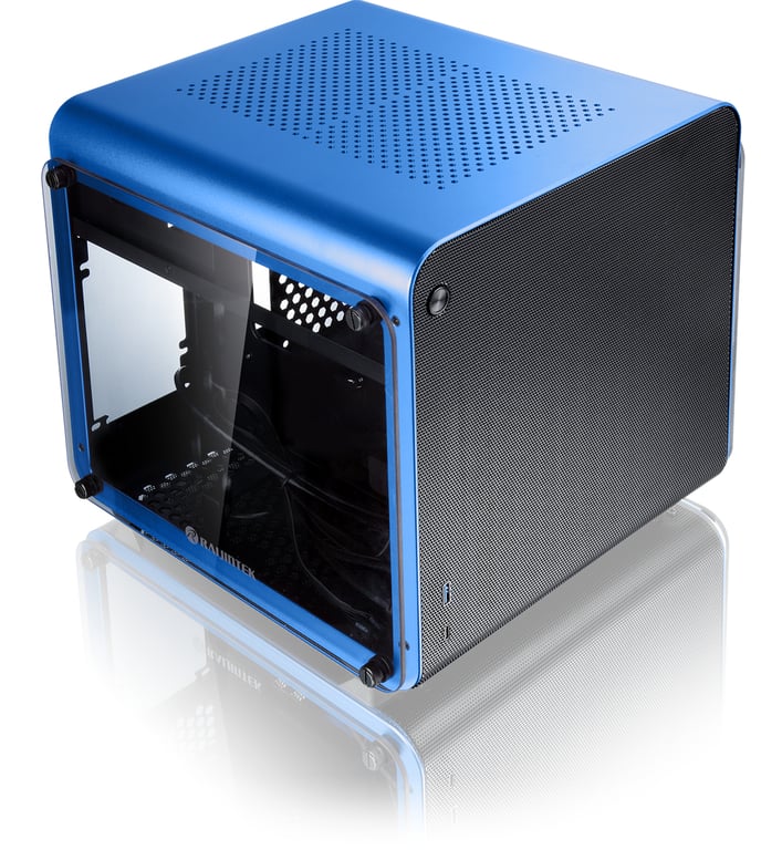 Raijintek METIS EVO TG Mini ITX Gehäuse Tempered Glass rot - vue 8