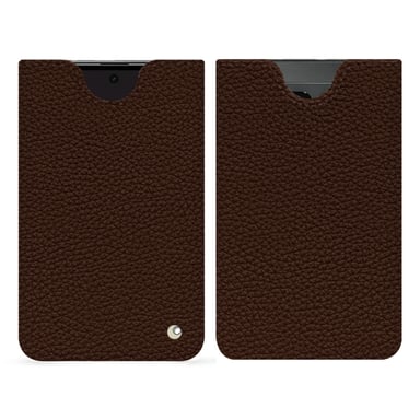 Pochette cuir Google Pixel Fold -  - Marron - Cuir grainé