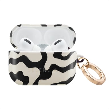 Selencia Coque Vivid pour Apple AirPods Pro - Art Wave Black