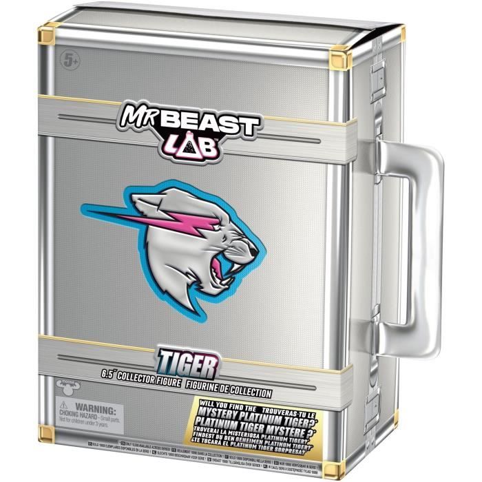 Figurine Collector MOOSE TOYS Tigre Mr. Beast Lab 8 8 cm Collection - vue 5