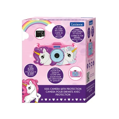 Jeu électronique Lexibook Caméra pour enfants avec protection Licorne