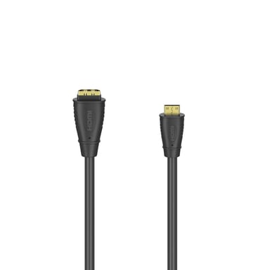 Hama 00205167 Cavo HDMI 0,1 m HDMI tipo C (Mini) HDMI tipo A (Standard) Nero