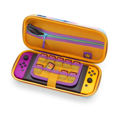 PowerA NSCS0302-01 funda para consola portátil Funda protectora rígida Nintendo Malla, Caucho Multicolor