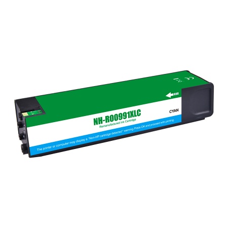 Uprint Cartouche 991XL Cyan M0J90AE Compatible avec HP PageWide Pro 755 series 772 series 777 series Neuf