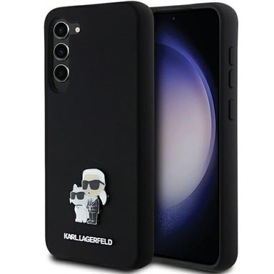 Custodia Karl Lagerfeld Karl&Choupette per Samsung Galaxy S23+, nera