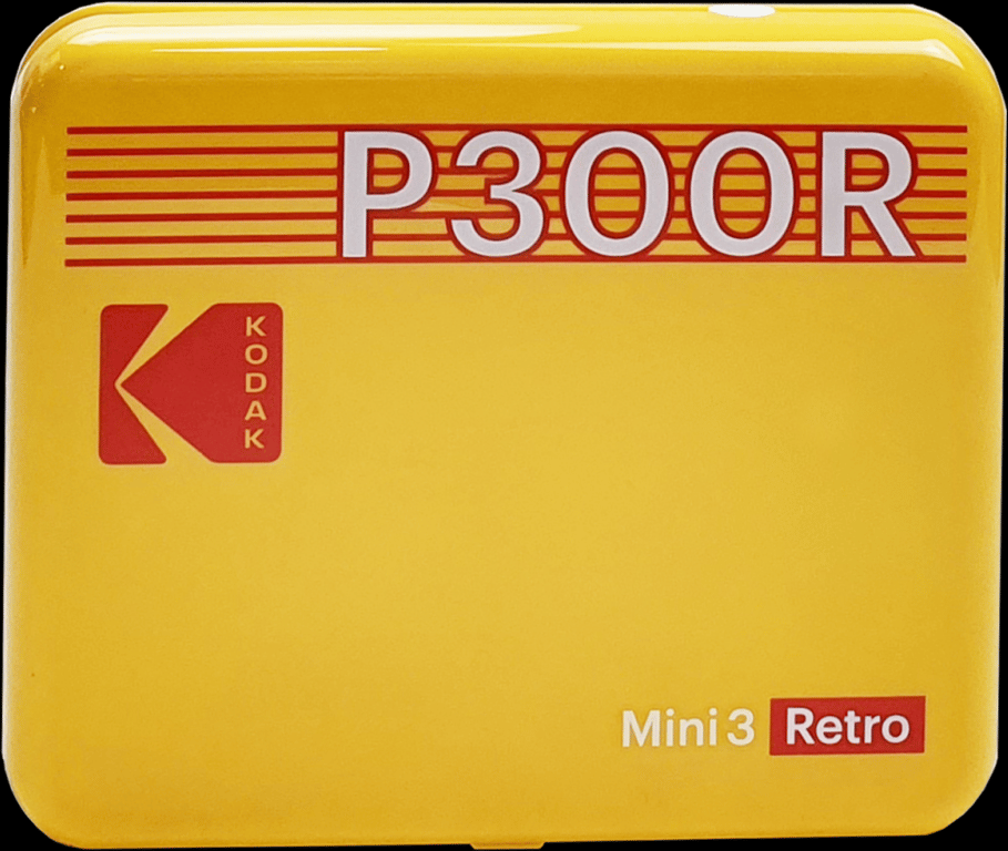 KODAK Mini Retro 2 P300 - Mini Imprimante Connectée (Photo format Carré 7,6 x 7,6 cm - 3 x 3, Blueto