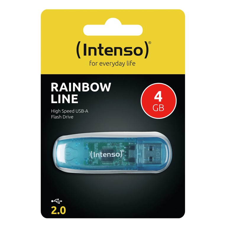 Intenso Rainbow Line lecteur USB flash 4 Go USB Type A 2.0 Neuf - vue 3
