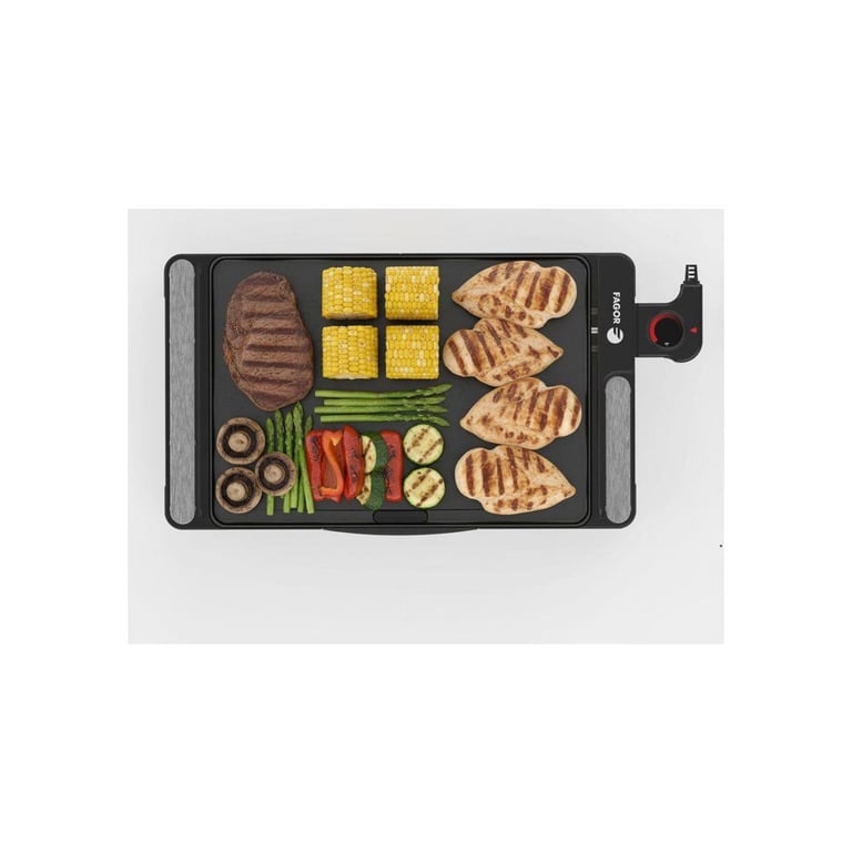 Plancha électrique FAGOR FG0725 Plaque anti adhésive Thermostat réglable - vue 2