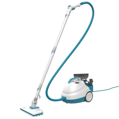 Black & Decker BHSMP2008-QS limpiador a vapor Limpiador a vapor de cilindro 1,2 L 2000 W Azul, Gris, Blanco
