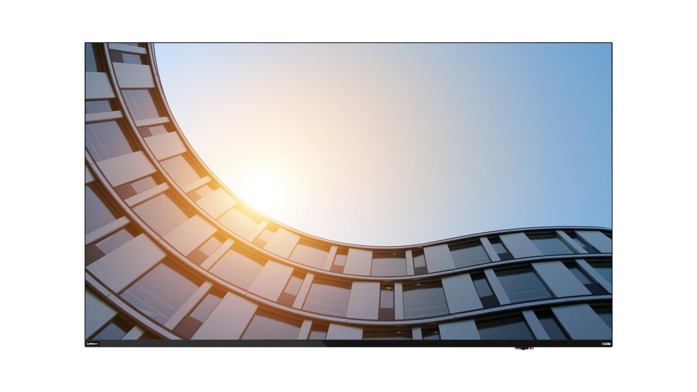 Lenovo ThinkVision E65 LFD Classe de diagonale 65 64.5 visualisable écran LCD rétro éclairé par LED interactive 4K UHD 3840 x 2160 HDR Direct LED - vue 2