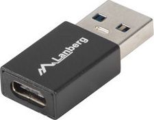 Lanberg AD-UC-UA-01 changeur de genre de câble USB 3.0 Type A USB 3.0 Type C Noir