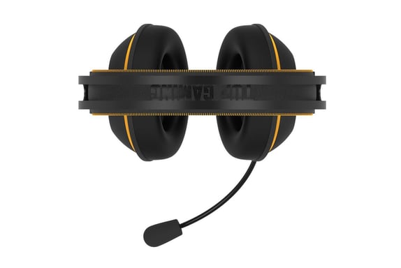 ASUS TUF Gaming H7 Cuffie da gioco ad archetto cablate Nero, Giallo