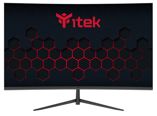 itek GGC PC schermo piatto 59,9 cm (23,6'') 1920 x 1080 pixel Full HD LED Nero, Grigio