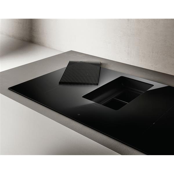 Elica - Table de cuisson aspirante induction - 83cm - 4 feux - 7400W - Noir - Image 3