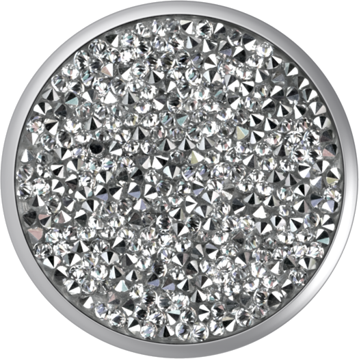 PopSockets PopGrip, Cristal Argent Swarovski