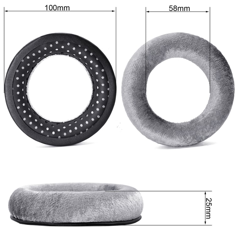 Coussinets Sennheiser PX100/200/100-II – Remplacement, Confort en Cuir Protéiné - vue 9