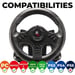 SUBSONIC - SV450 - Volante de carreras - Compatible con Xbox Series, Switch, PS4, Xbox One, PC (programable)