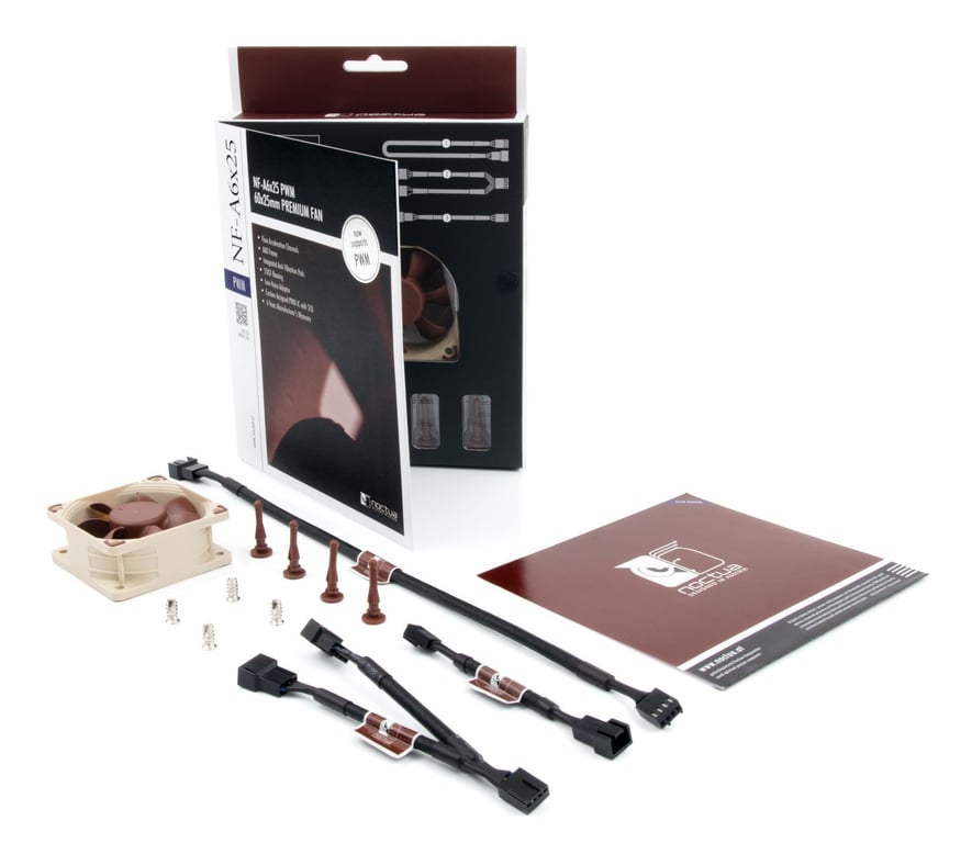 Noctua NF A6x25 PWM - vue 4
