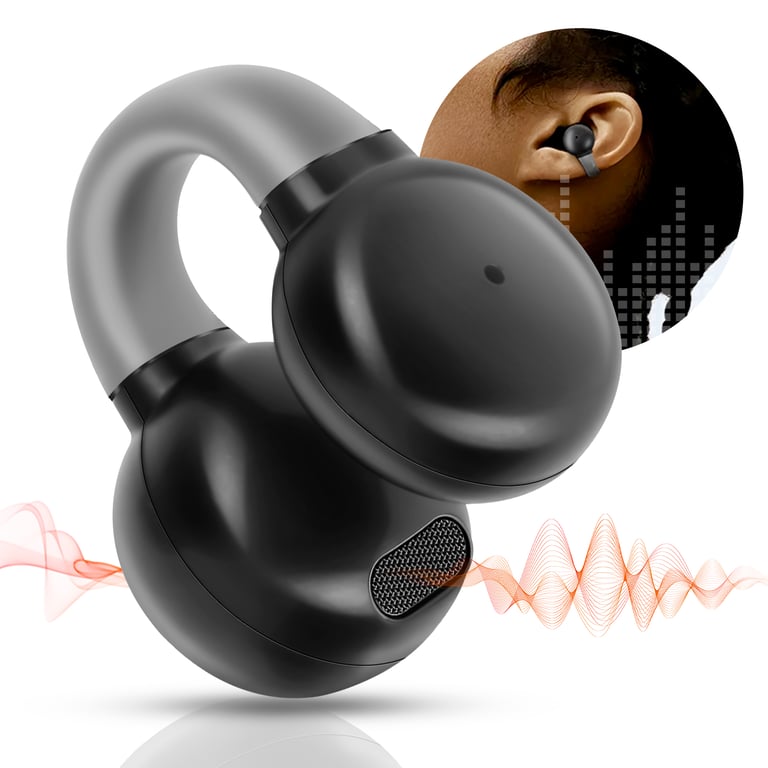 Écouteurs sans fil Clip Conduction Aérienne Micro Appel Touche Tactile Neuf - vue 5