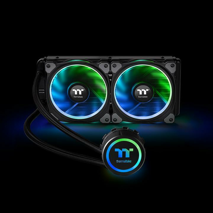 Thermaltake Floe Riing RGB 240 TT Premium Edition Bloc de refroidissement d'unité centrale par eau pour système de refroidissement pour : LGA1156 AM2 AM2+ LGA1366 AM3 LGA1155 AM3+... - vue 3