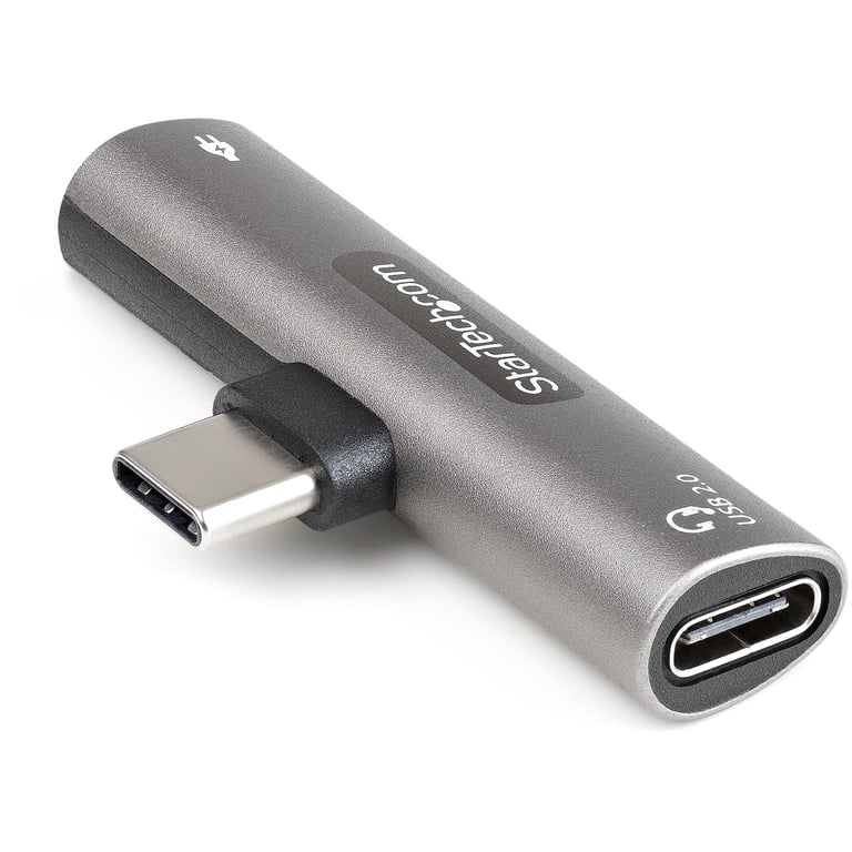 StarTech.com Adaptateur USB C Audio & Chargeur Convertisseur Audio Port USB C CasqueÉcouteurs USB Type C Power Delivery Pass Through SmartphoneTablettePortable Neuf - vue 2