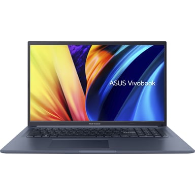 ASUS VivoBook (17.3'') Intel® Core™ i3-1215U - Ordinateur portable 43,9 cm Full HD 8 Go DDR4-SDRAM 256 Go SSD Wi-Fi 6 (802.11ax) Windows 11 Pro Bleu