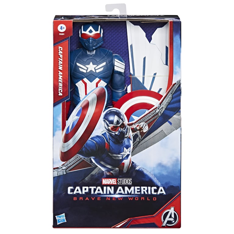 Marvel Studios Captain America Brave New World Titan Hero Series Figurine Captain America - vue 8
