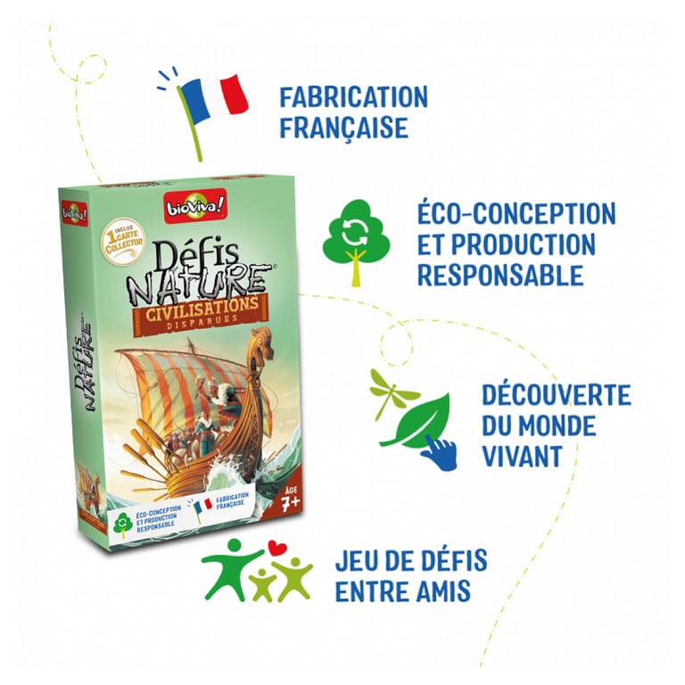 Bioviva Défis Nature Civilisations disparues Jeu de bataille - vue 4