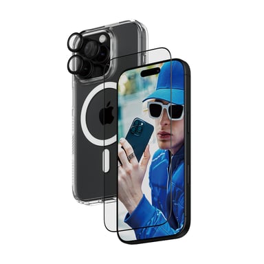 PanzerGlass ® 3-in-1 Protection Bundle iPhone 16 Pro Protector de pantalla Apple 1 pieza(s)