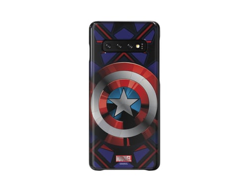 Coque Marvel Captain America Smart Cover pour Galaxy S10 Multicolore