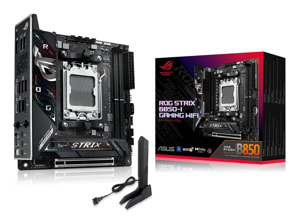 ASUS ROG STRIX B850 I GAMING WIFI - vue 3